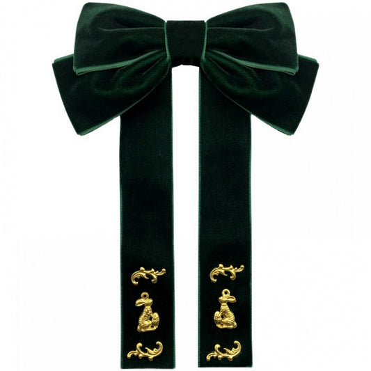 Vintage Retro Rabbit Bow Lolita Brooch