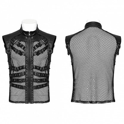 Punk Handsome Hollow Vest