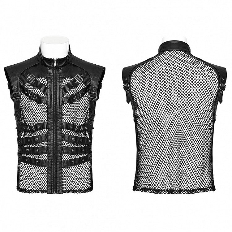 Punk Handsome Hollow Vest