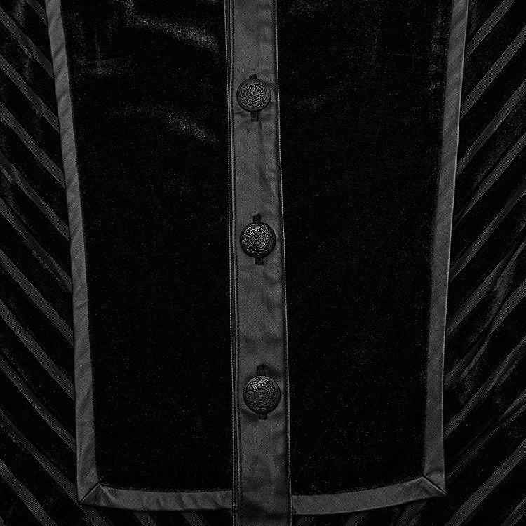 Black Military Men's Shirt