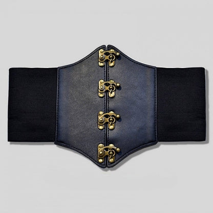 Steampunk Black Gothic Corset Belt