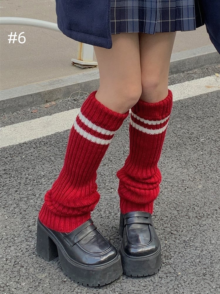 7 Options Knit Leg Warmers