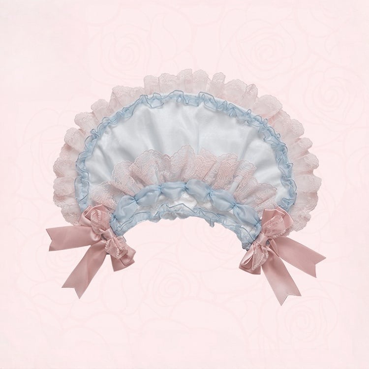 Blue / Purple & Pink Bows Decoration Bonnet