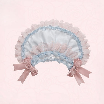 Blue / Purple & Pink Bows Decoration Bonnet