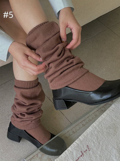 8 Options Y2K Knitted Leg Warmers