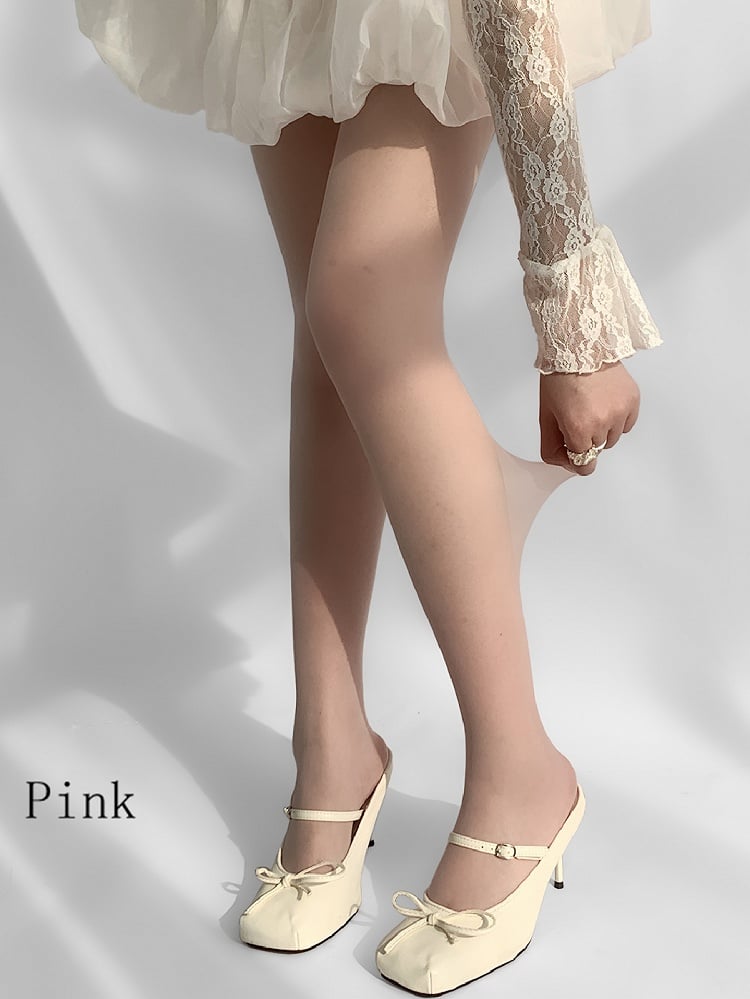 Pink/Green Sheer Tights