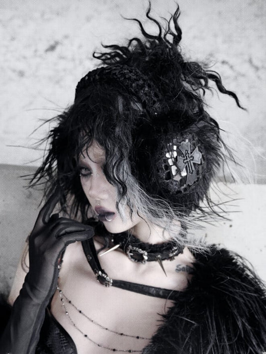 Black Fluffy Earmuffs