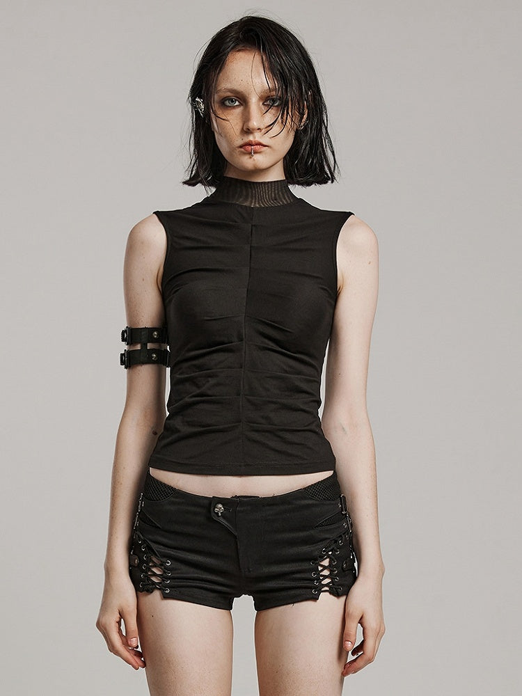 Black Goth Skeleton Tee