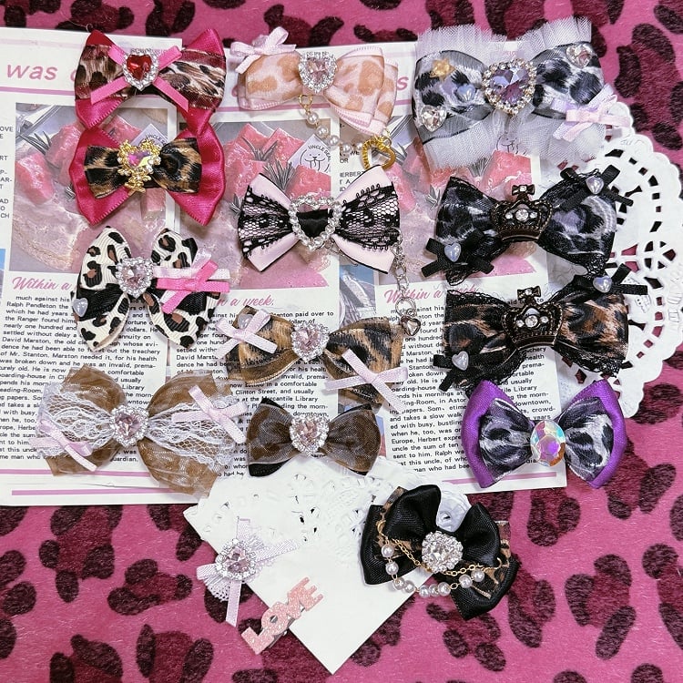 14 Options Bowknot /Letter BJD Doll Hairclip