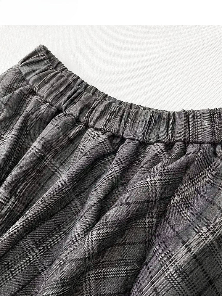 Millard Fashion Handkerchief Hem Grey Wasteland Punk Vintage Skirt