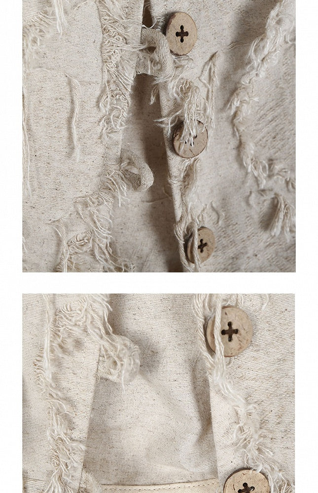 Light Khaki Wasteland Punk Tank Top