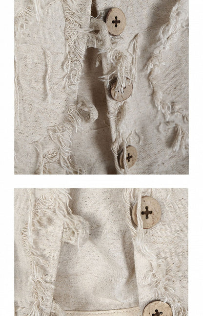 Light Khaki Wasteland Punk Tank Top