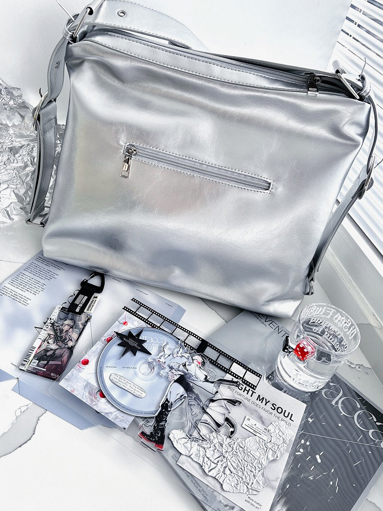 Silver Stud Detail Buckle Strap Ita Bag
