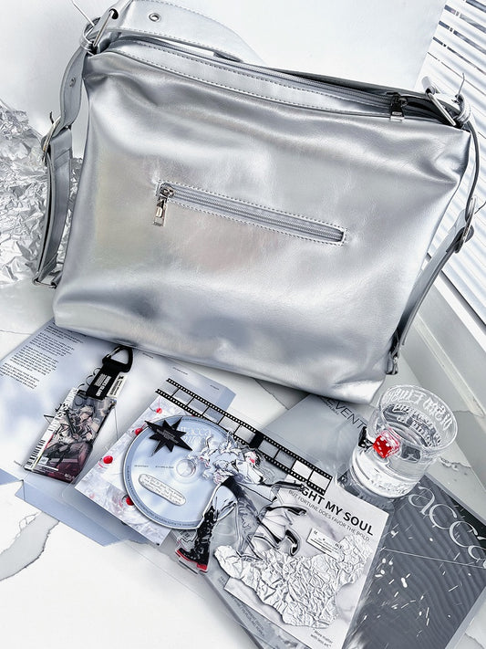 Silver Stud Detail Buckle Strap Ita Bag