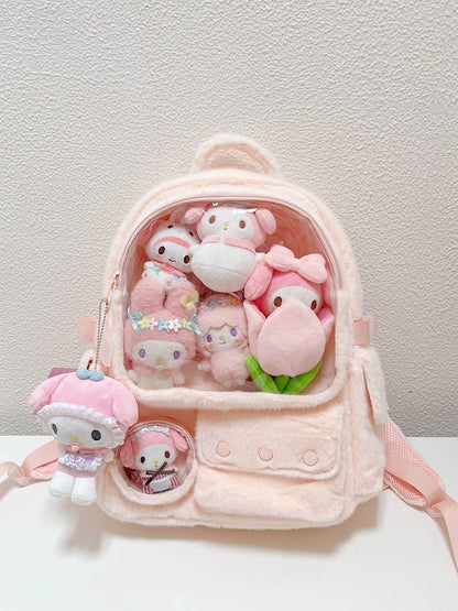 Pink Plush Ita Backpack