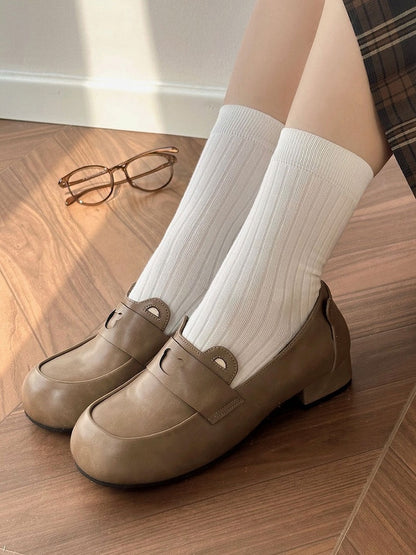 Light Brown Bear Design JK Slipons