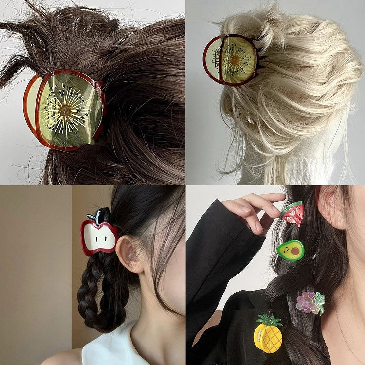 29 Options Y2K Cute Fruits Claw Clips