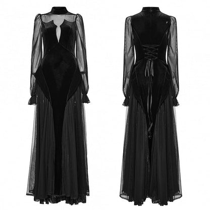 Black Goth Lace Dress
