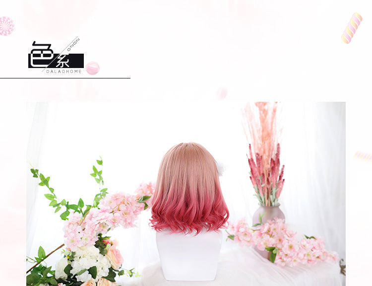 Short Small Roman Curly Synthetic Wig