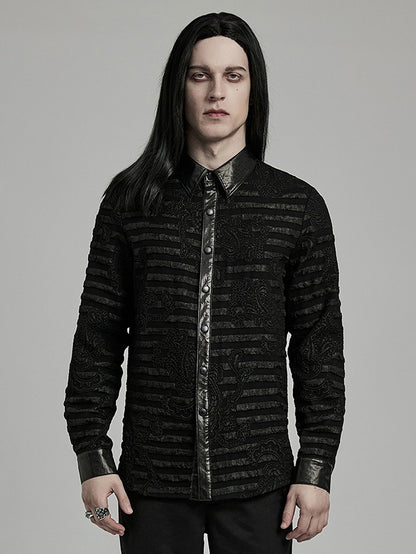 Minimalist Goth Men's Shirt