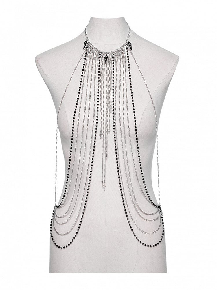 Punk Tassel Chest Chain