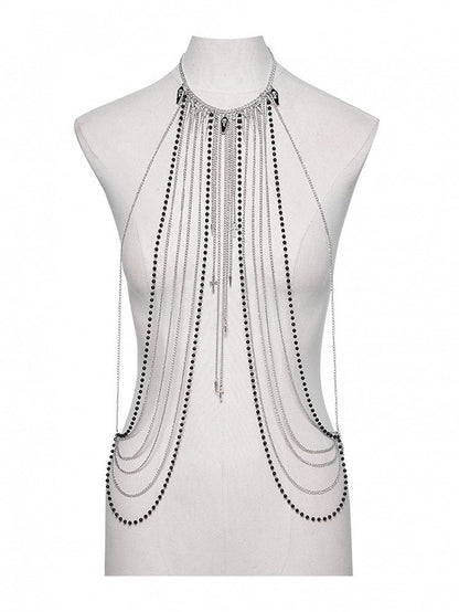 Punk Tassel Chest Chain