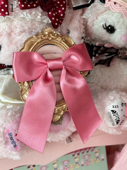 2 Options Pink Bowknot Brooch