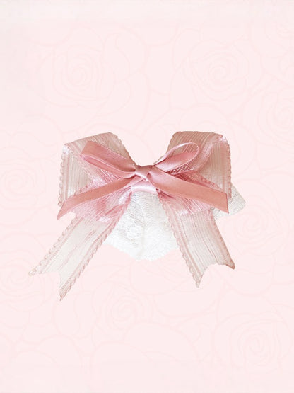 Pink Bowknot Hairclip