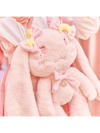 Star Moon Bunny Plush Crossbody Bag