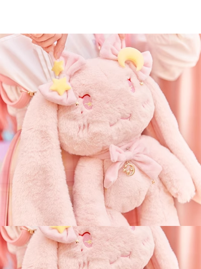 Star Moon Bunny Plush Crossbody Bag
