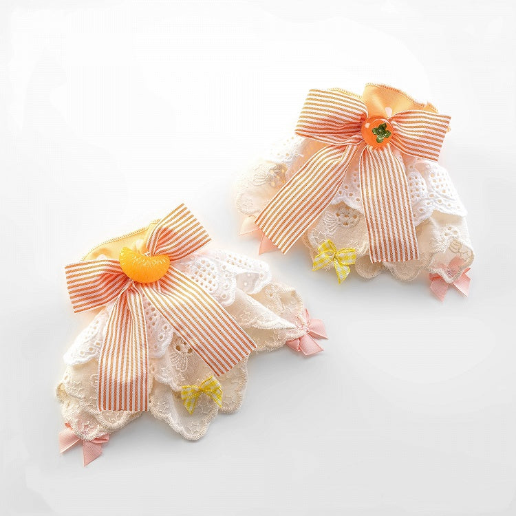 Sweet Fruit Bowknot Wrist Cuffs