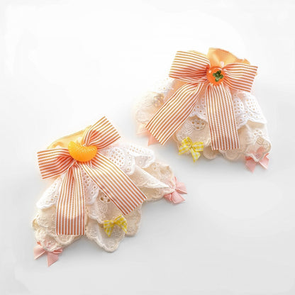 Sweet Fruit Bowknot Wrist Cuffs