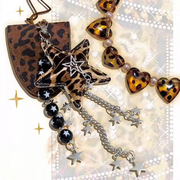 4 Options Leopard Pattern Necklace/Choker