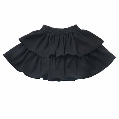Black Tiered Skirt