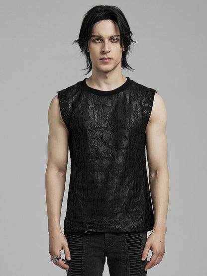 Black Goth Daily Tank Top