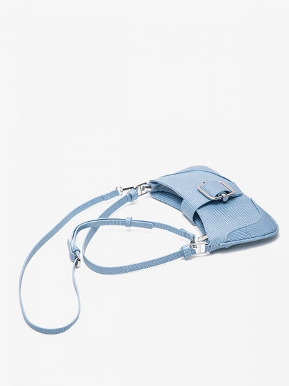 Vintage Silver Clasp Shoulder Bag: Effortlessly Chic With Adjustable Strap