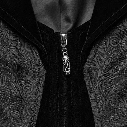 Black Gothic Gorgeous Countenance Long Coat