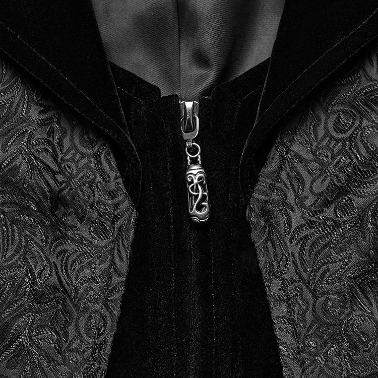 Black Gothic Gorgeous Countenance Long Coat