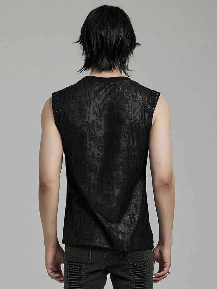 Black Goth Daily Tank Top