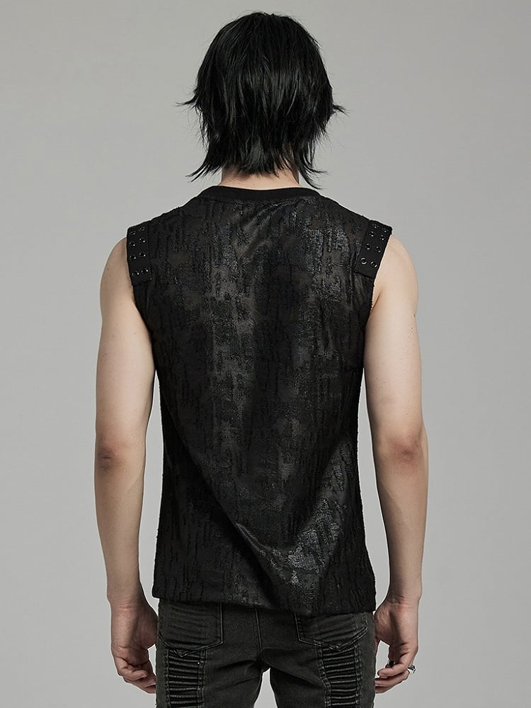 Black Goth Daily Tank Top