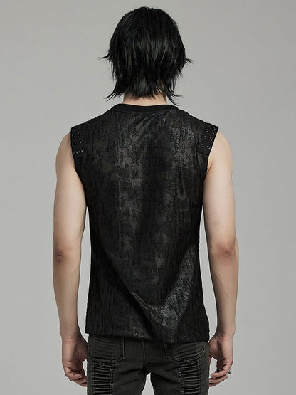 Black Goth Daily Tank Top