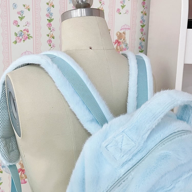 Blue Plush Ita Backpack