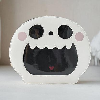 Halloween White Skeleton Ita Bag Large/Small Version