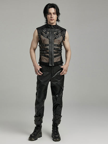 Punk Handsome Hollow Vest
