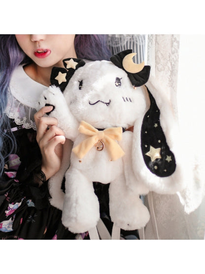 Star Moon Bunny Plush Crossbody Bag