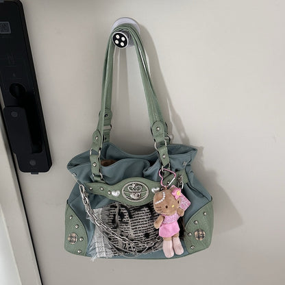 Mint Green Y2K Vintage Alternative Underarm Shoulder Bag