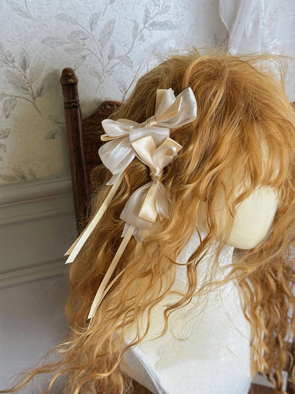 Champagne / Silver / Black&Gold Bowknot Hairclip