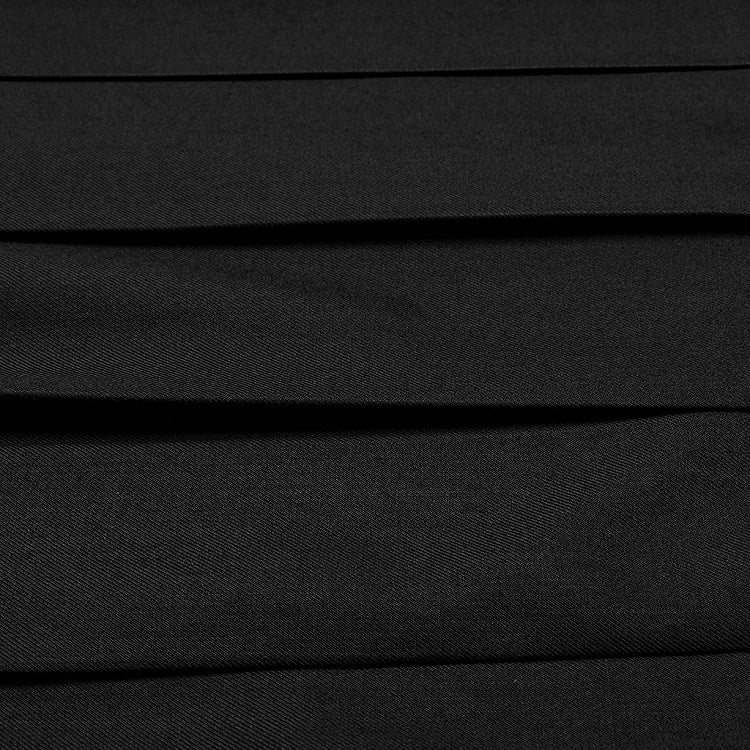 Clearance-Size S-M for Waist 113CM Black Punk Asymmetrical Skirt