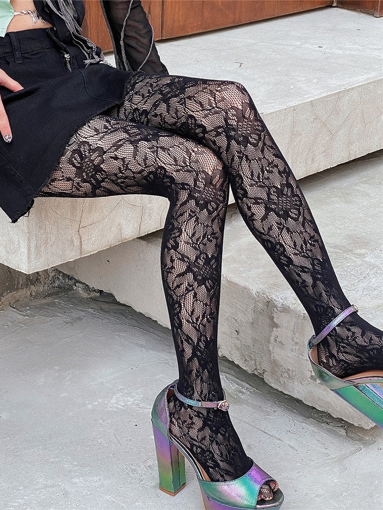 6 Color Options Lace Tights