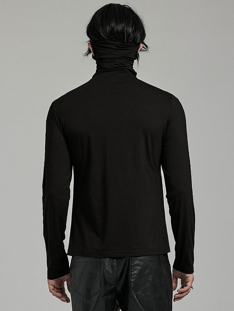 Punk High Collar T-shirt